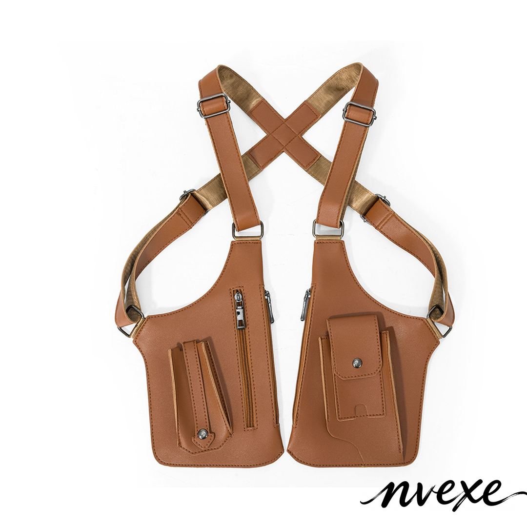 Nvexe™ Premium Anti-Theft Leather Shoulder Bag – Secure Hidden Compartments
