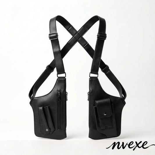 Nvexe™ Premium Anti-Theft Leather Shoulder Bag – Secure Hidden Compartments